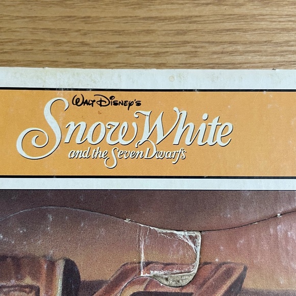 Disney Snow White & Seven Dwarfs Frame Tray Puzzle Piece Dancing Scene Golden 25 - Picture 4 of 10